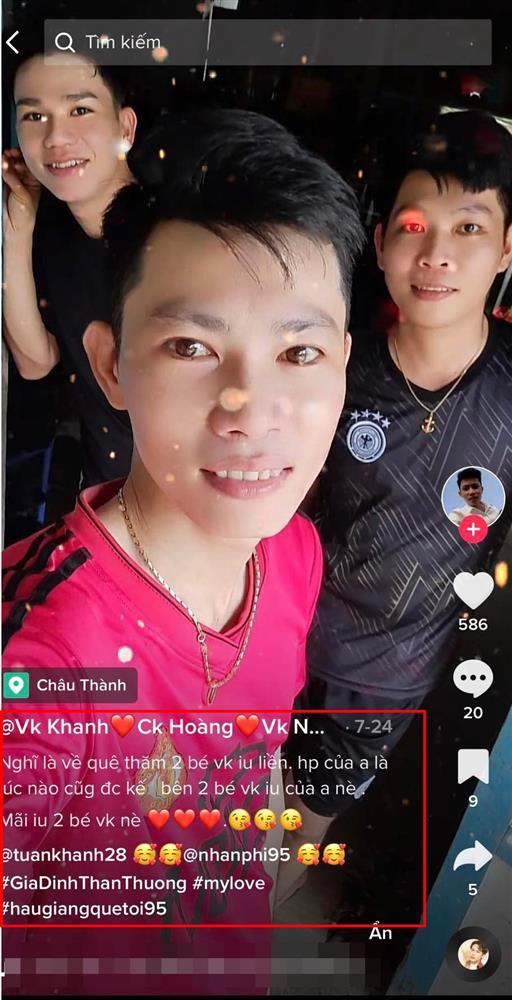 Xôn xao chuyện tình đồng tính nam 1 chồng 2 vợ ở Hậu Giang-10