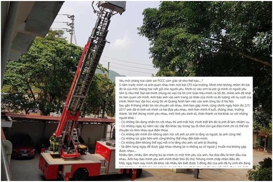 Tâm sự của cô gái có người yêu là cảnh sát phòng cháy chữa cháy