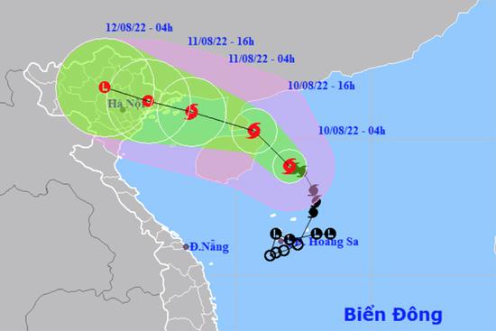 Bão số 2 di chuyển rất nhanh, có khả năng mạnh thêm