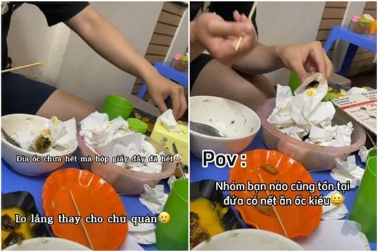Dân mạng chê cười 'thượng đế' ăn ốc bằng giấy vì sợ bẩn tay