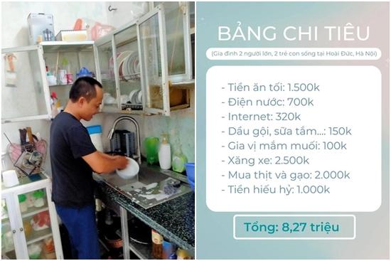 Gia đình 4 người Hà Nội: Thu nhập bèo bọt vẫn tiết kiệm 5 triệu/tháng