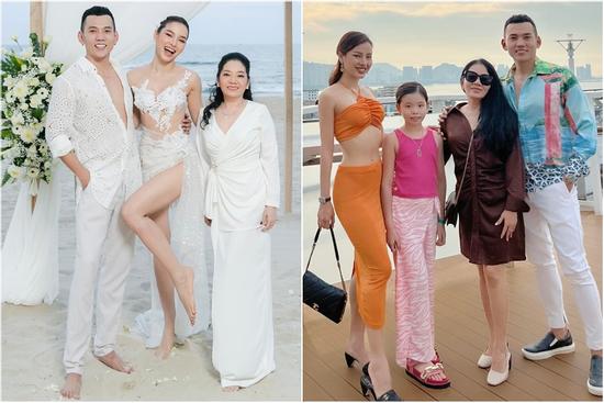 Phương Trinh Jolie hở hết cỡ khi đi du lịch với mẹ chồng