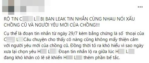 Xôn xao tin nhắn vợ cũ nói xấu ca sĩ H.L nát như tương-2