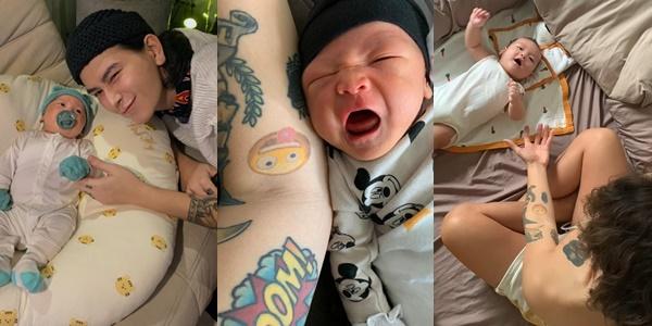 Bố mẹ style độc lạ, quý tử nhà Decao cũng chất lừ-9