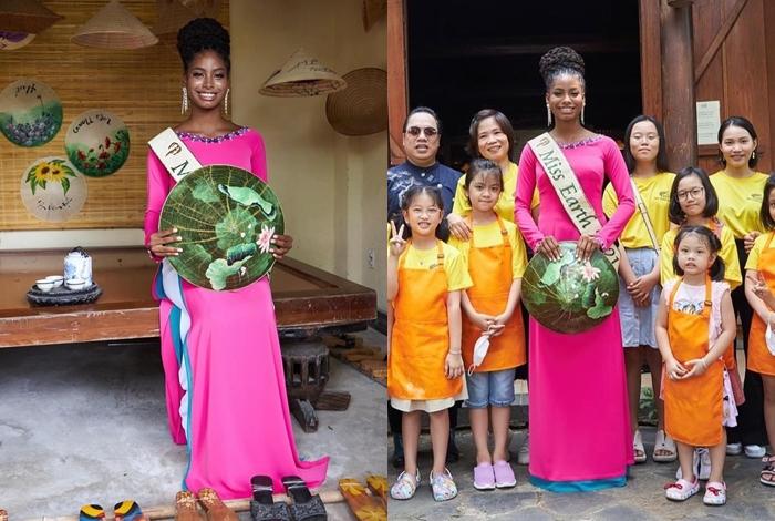 5 đương kim hoa hậu mặc áo dài: Miss World có hơn Thùy Tiên?-7