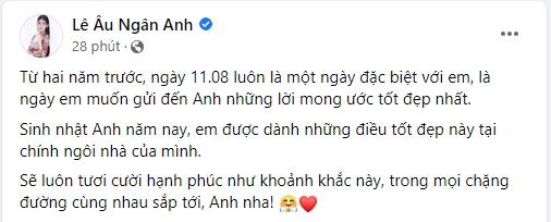 Lê Âu Ngân Anh công khai hôn phu, lộ luôn ảnh cưới-2