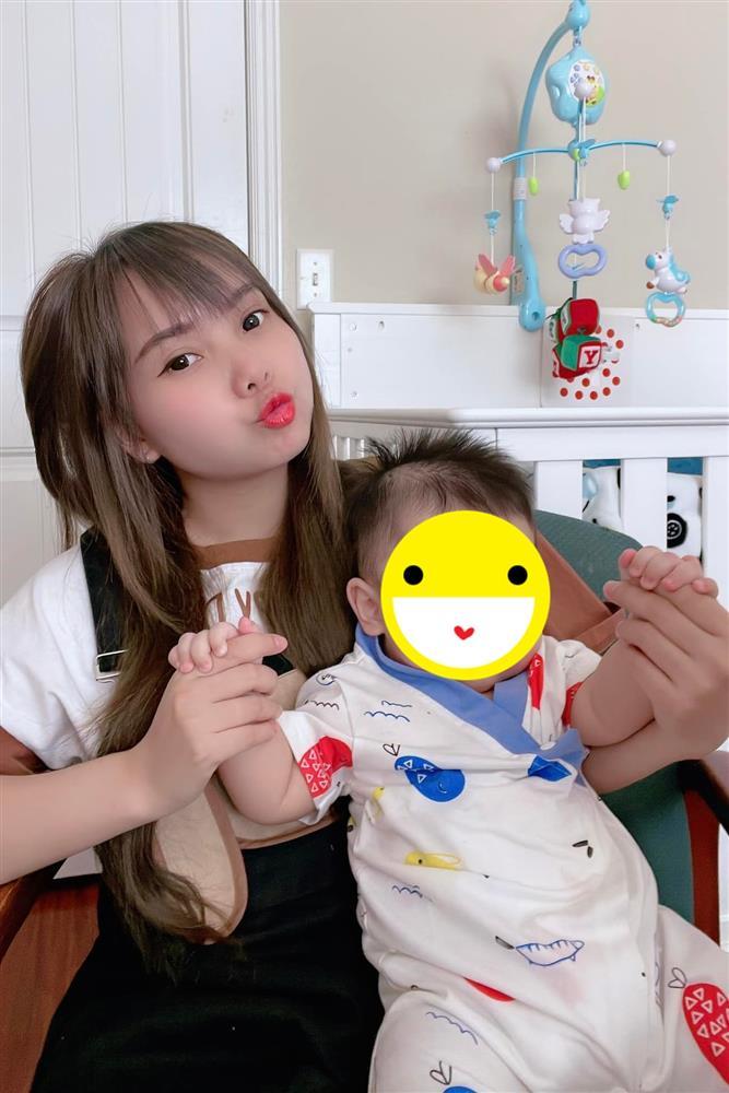 Nhan sắc bạn đời tomboy Bi Bảo sau 2 tháng mang thai-3