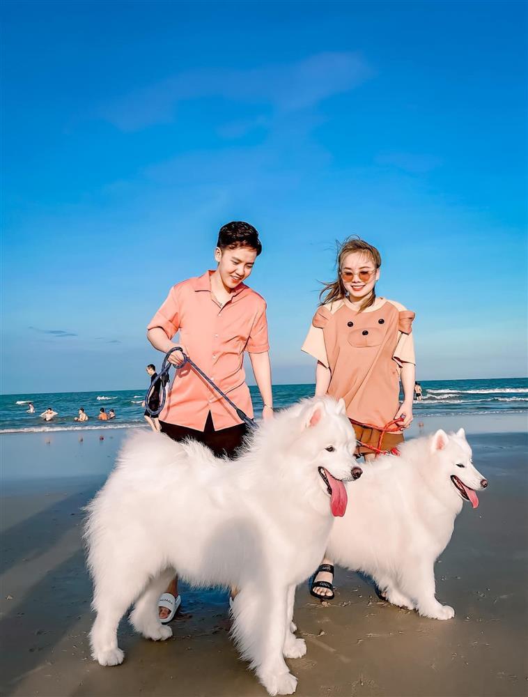 Nhan sắc bạn đời tomboy Bi Bảo sau 2 tháng mang thai-7