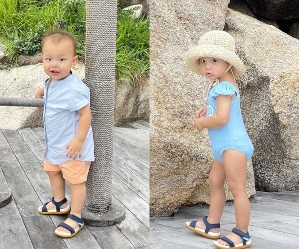 Cặp song sinh nhà Hà Hồ thường xuyên mặc lại đồ cũ dù đã cao lớn-8