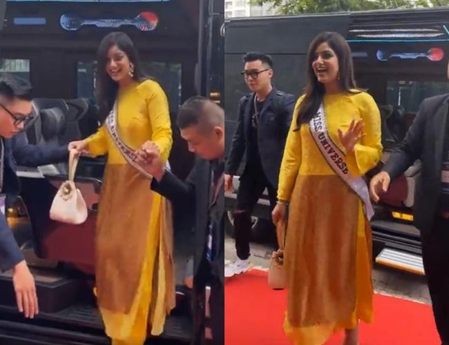 5 đương kim hoa hậu mặc áo dài: Miss World có hơn Thùy Tiên?-5