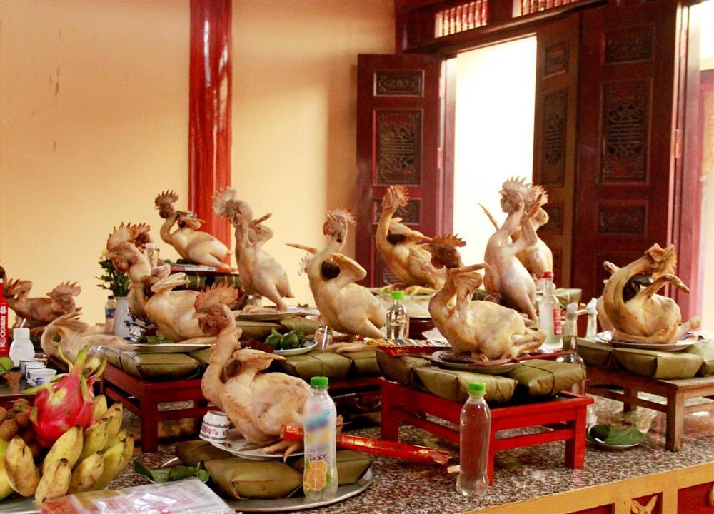 Lạ lùng gà quyền lực trong mâm cỗ cúng Rằm tháng Bảy ở Hà Tĩnh-5