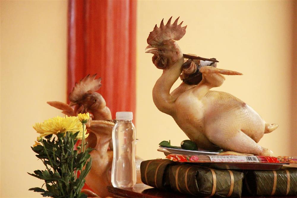 Lạ lùng gà quyền lực trong mâm cỗ cúng Rằm tháng Bảy ở Hà Tĩnh-7