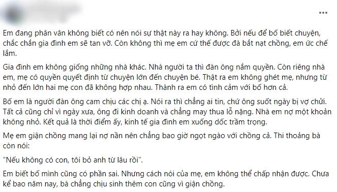 Bị mẹ giục cưới như gọi đò, con gái dẫn bồ của mẹ ra mắt để dằn mặt-1