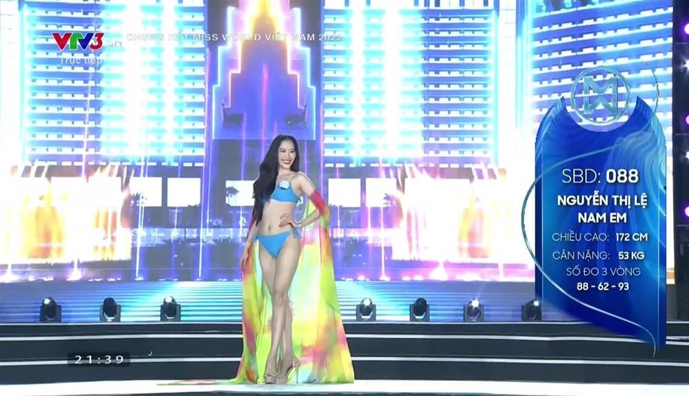 Nam Em trang điểm xấu, trượt top 5 Miss World Vietnam 2022-4