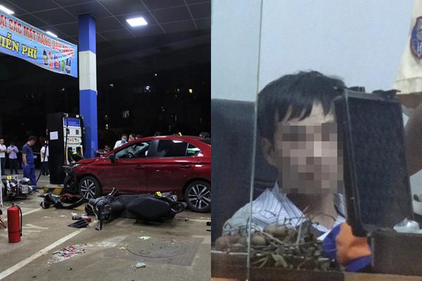 Vụ ô tô lao vào cây xăng: Tôi may mắn còn xe máy thì nát-5