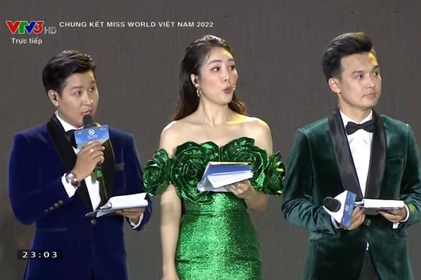Dàn MC chung kết Miss World Vietnam 2022 mắc lỗi gây cười-4