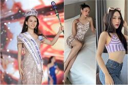 Tân Hoa hậu Mai Phương hở bạo đời thường dù vòng 1 'có như không'