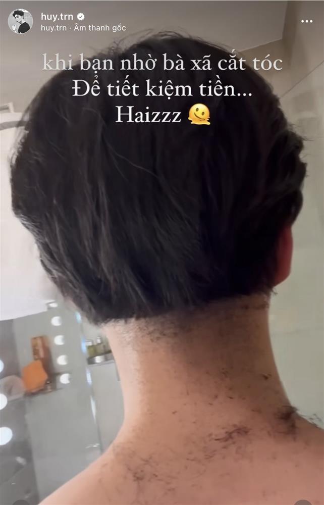 Ngô Thanh Vân cắt tóc cho chồng trẻ Huy Trần và cái kết... bất ổn-3