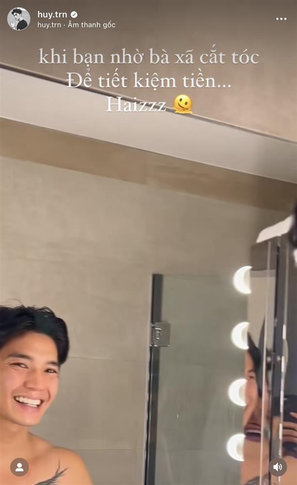 Ngô Thanh Vân cắt tóc cho chồng trẻ Huy Trần và cái kết... bất ổn-4