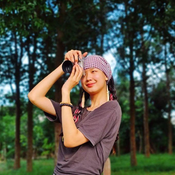 Á hậu Bảo Ngọc chân chất ngoài đời, bản sao HHen Niê?-13