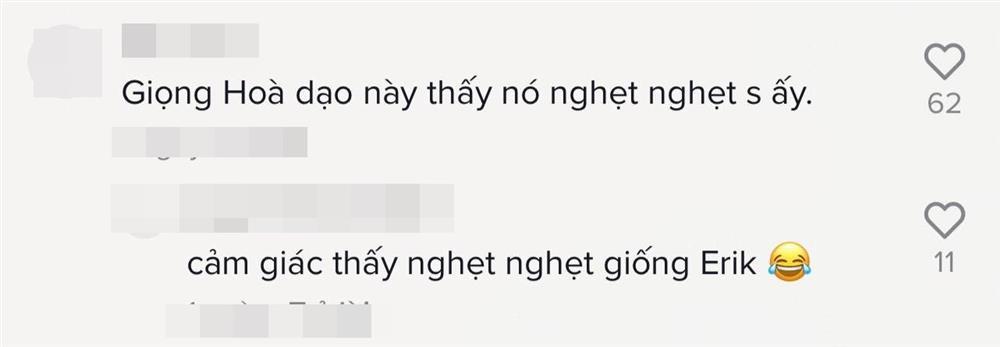 Hòa Minzy ảnh hưởng cách hát đặc giọng mũi như Erik?-2