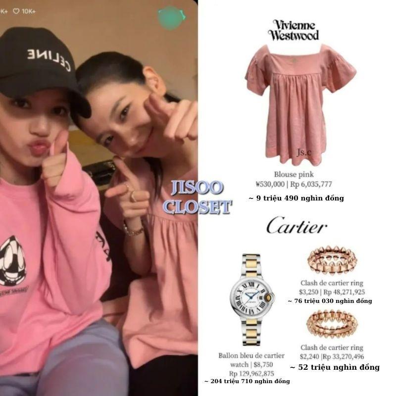 Người hâm mộ kêu trời phong cách thời trang bà thím của Jisoo-1