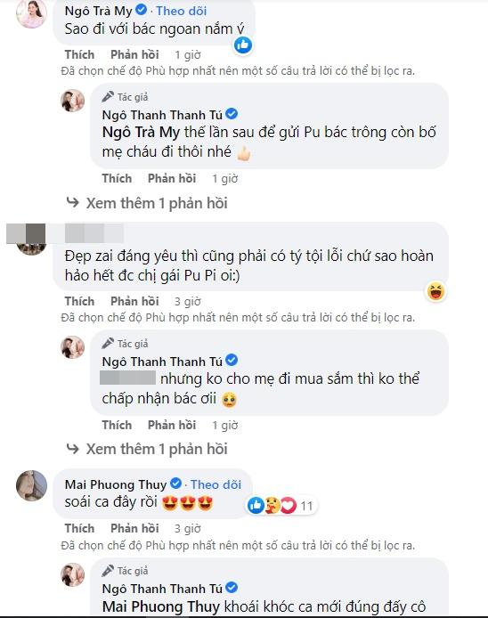 Con trai Á hậu Thanh Tú ăn vạ mẹ từ mặt đất lên đến máy bay-5