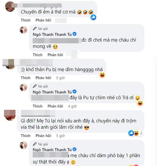 Con trai Á hậu Thanh Tú ăn vạ mẹ từ mặt đất lên đến máy bay-6