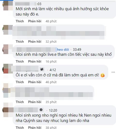 Vừa đẻ hơn 10 ngày, vợ Lê Dương Bảo Lâm đã livestream nói ra rả-3