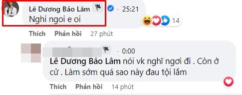 Vừa đẻ hơn 10 ngày, vợ Lê Dương Bảo Lâm đã livestream nói ra rả-5
