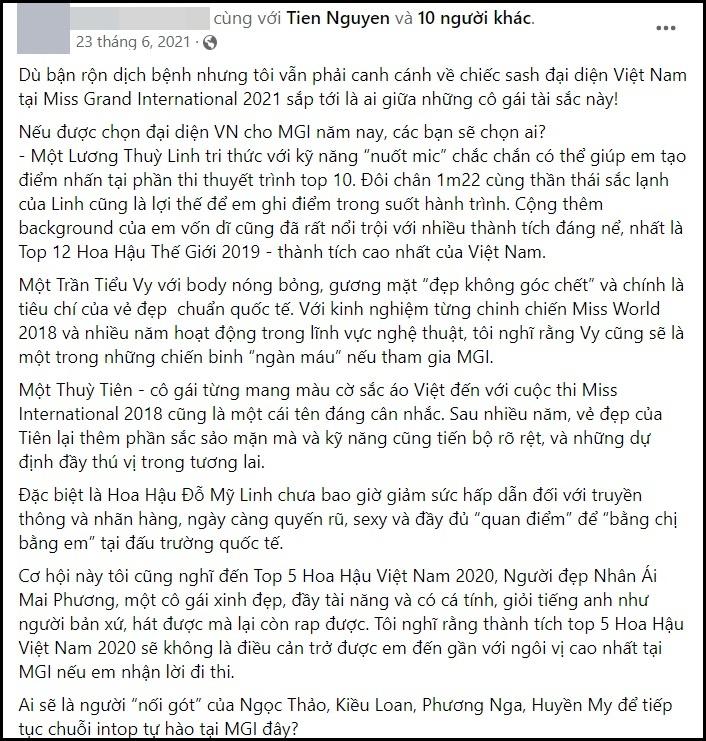 Mai Phương từng cạnh tranh vé thi Miss Grand với Thùy Tiên-2