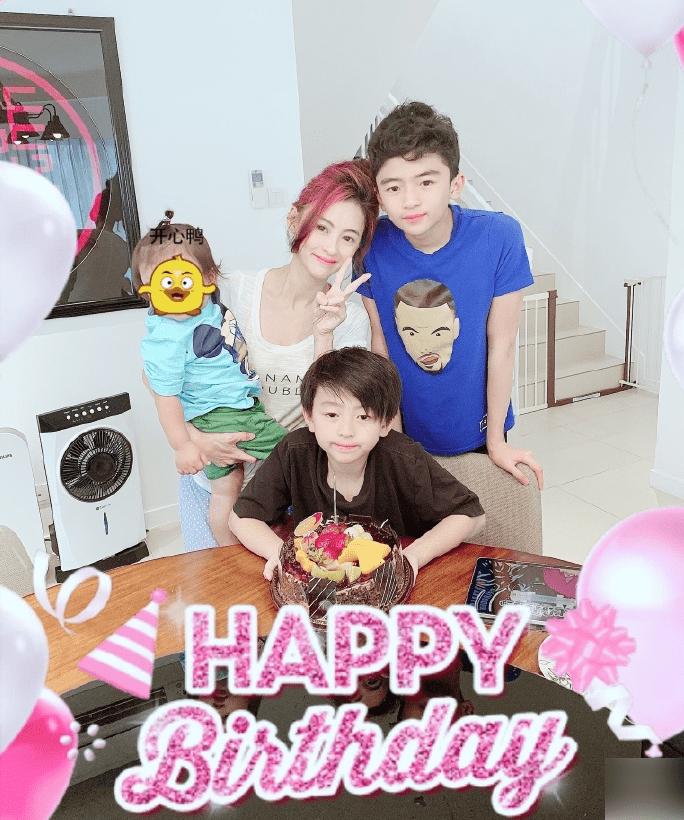 Trương Bá Chi hiếm hoi xuất hiện cùng cha đẻ con trai thứ 3?-5