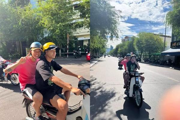 Đoàn Văn Hậu lượn lờ cùng Doãn Hải My trên chiếc xe máy đi mượn-3