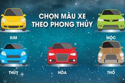 Chọn màu xe chuẩn phong thủy, đi vạn dặm vẫn bình an tay lái