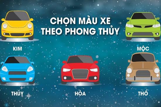 Chọn màu xe chuẩn phong thủy, đi vạn dặm vẫn bình an tay lái