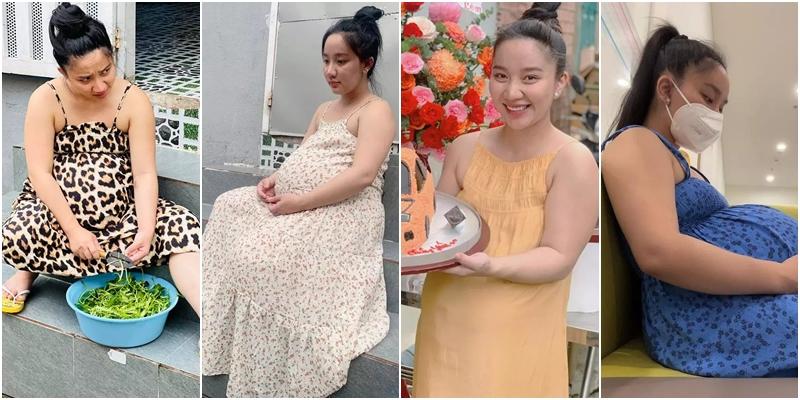 Sau sinh, vợ Lê Dương Bảo Lâm mặc đồ bộ mua theo lố ở lề đường-1