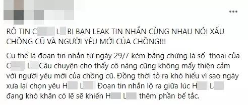 Bị réo vào lùm xùm bêu xấu Hoài Lâm, vợ cũ nói gì?-1