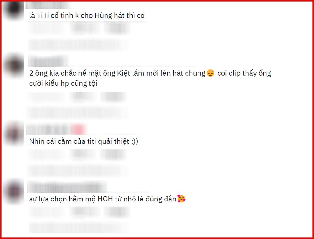 Dân mạng phản ứng Hồ Gia Hùng cướp mic TiTi trong màn tái hợp-5