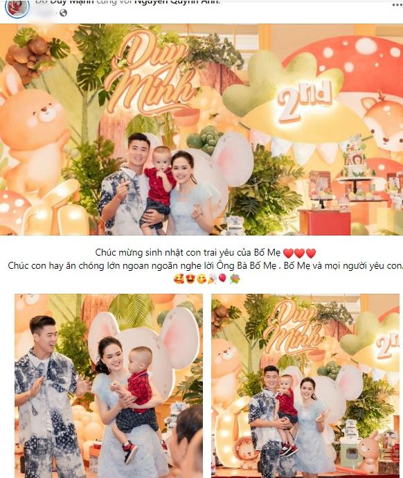 Đỗ Duy Mạnh làm tiệc linh đình cho quý tử, Hoàng Bách góp vui-1