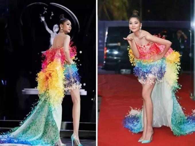 Miss Campuchia bị dội bom vì mặc đồ fake Việt, 600 triệu như 600K-8