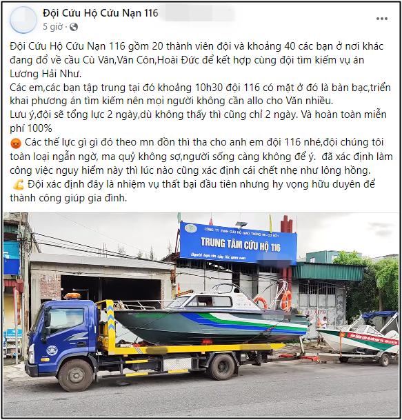 Thêm đội cứu hộ ra quân, dốc toàn lực tìm cô gái Hà Nội mất tích bí ẩn-2