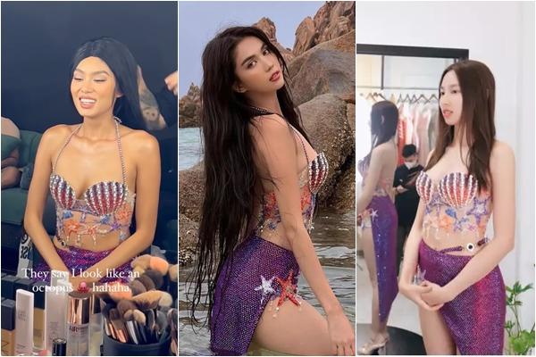 Đụng hàng tháng 8: Ngọc Trinh cân đẹp cả Hoa hậu, Á hậu-6