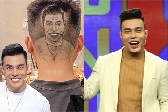 Lê Dương Bảo Lâm được 'tạc' mặt lên đầu, bộ nhá đố lệch được