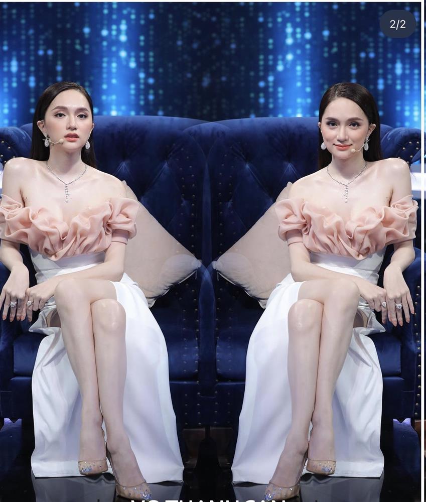 Đầm Hương Giang hóa lũn cũn khi vào tay Á hậu Bảo Ngọc 1m85-4