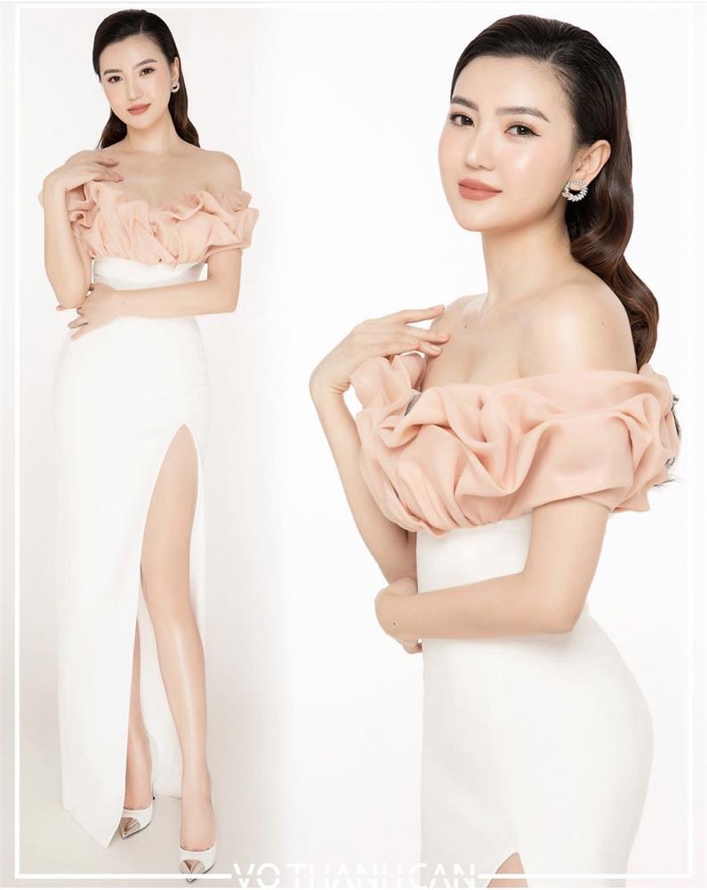 Đầm Hương Giang hóa lũn cũn khi vào tay Á hậu Bảo Ngọc 1m85-8