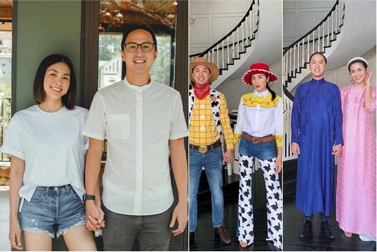 Hà Tăng và chồng 10 năm 1 kiểu chụp 'đánh dấu chủ quyền'