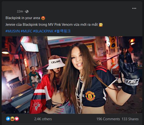 MXH bùng nổ vì Jennie BLACKPINK diện áo Manchester United-3
