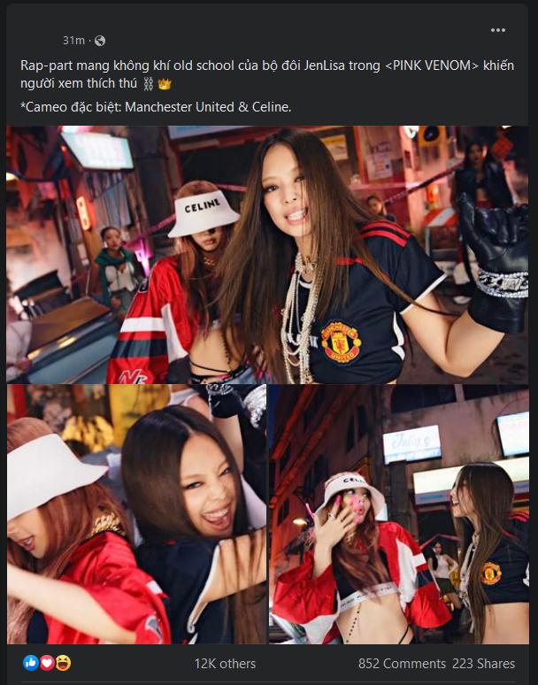 MXH bùng nổ vì Jennie BLACKPINK diện áo Manchester United-4