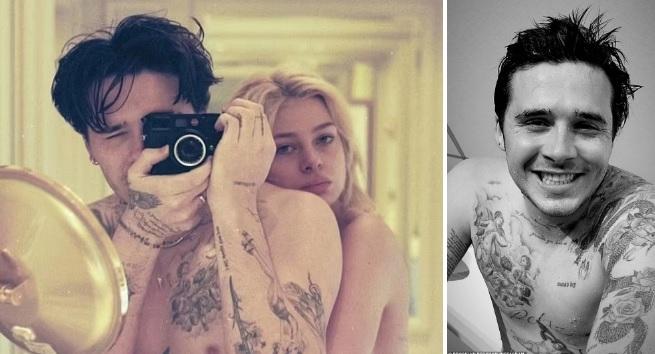 Brooklyn Beckham nịnh vợ bằng 70 hình xăm-1