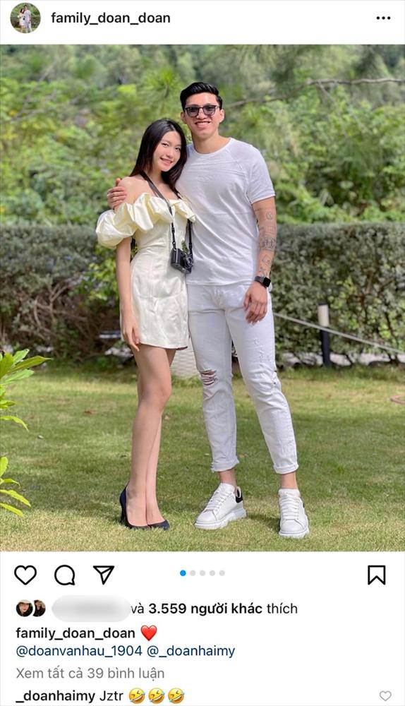 Đoàn Văn Hậu đăng ảnh, để lộ mặt mộc kém sắc của Doãn Hải My-4